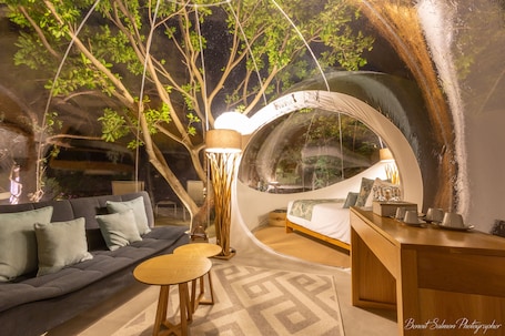 BUBBLE Lake and Sea View | Wohnbereich