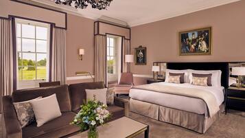 Deluxe Suite, 1 King Bed (Main House) | Hypo-allergenic bedding, minibar, in-room safe, individually decorated