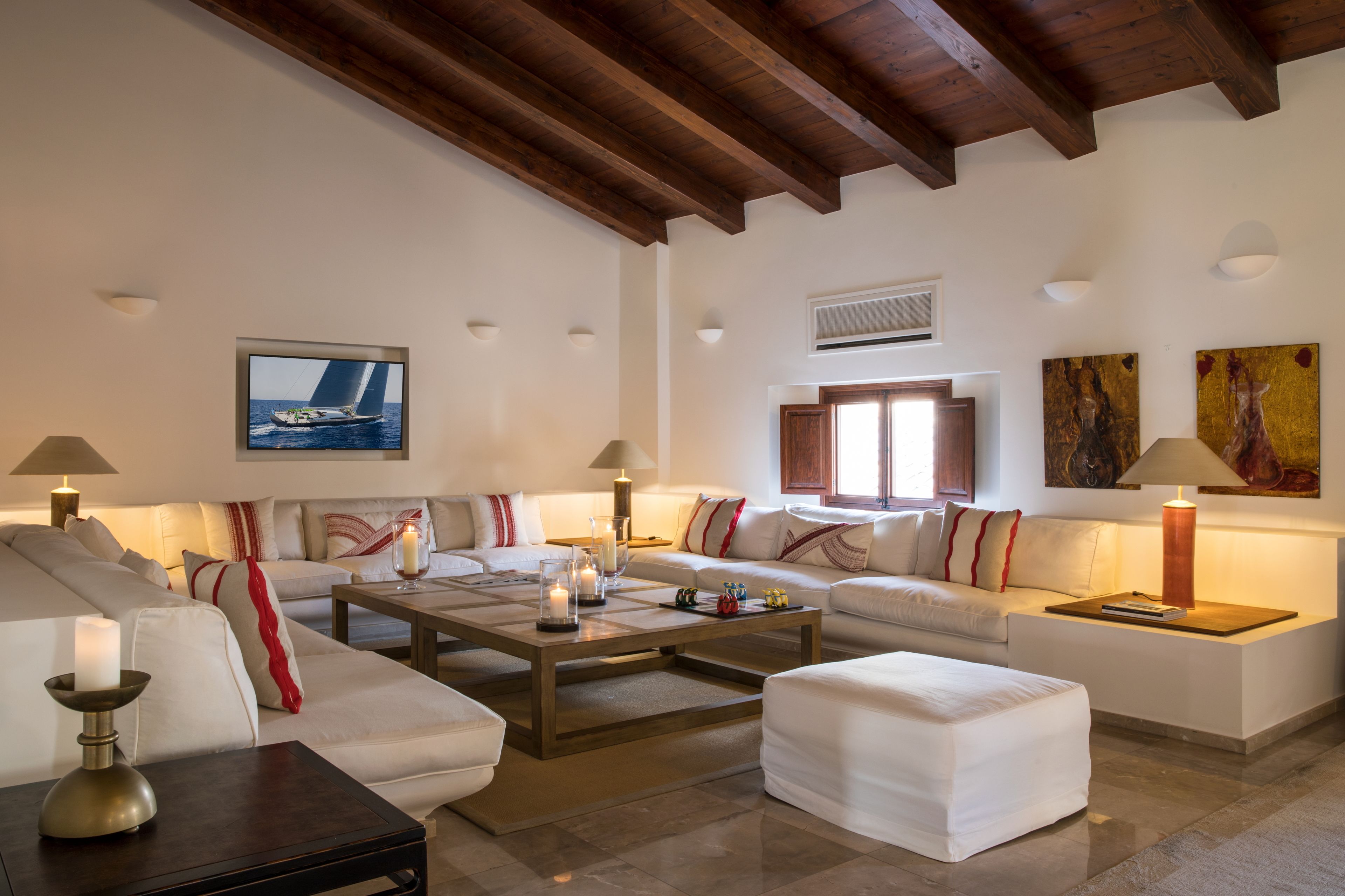 Suite (The Riad) | Wohnbereich | Fernseher