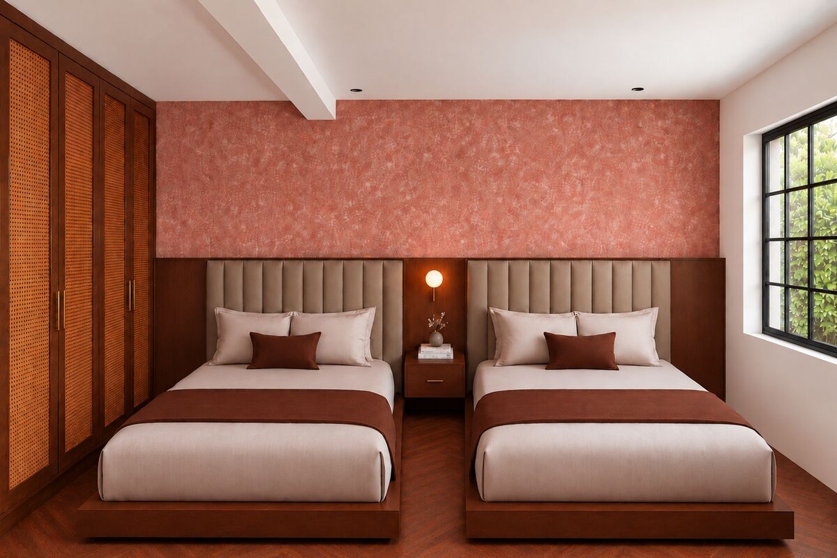 Standard Suite, 2 Queen Beds | Egyptian cotton sheets, premium bedding, down comforters, minibar