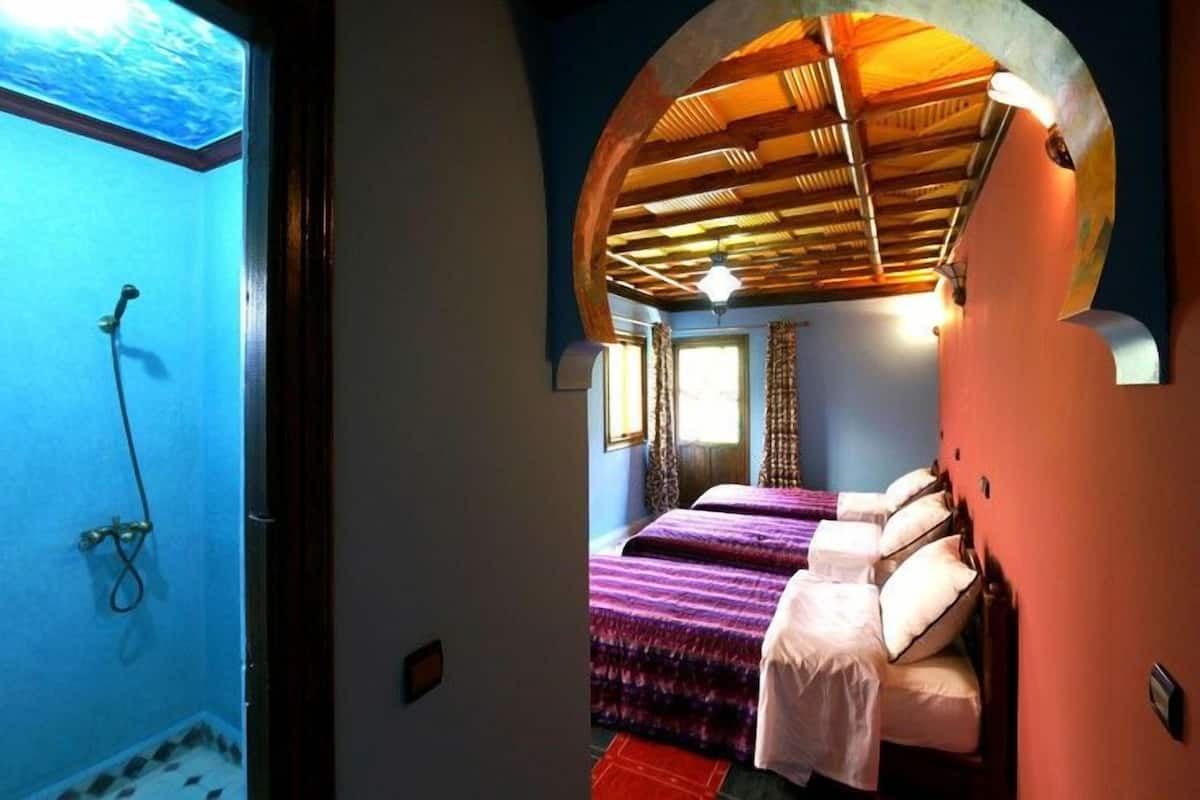 Chambre Triple, balcon, vue montagne (Toubkal) | Décoration personnalisée, ameublement personnalisé, rideaux occultants