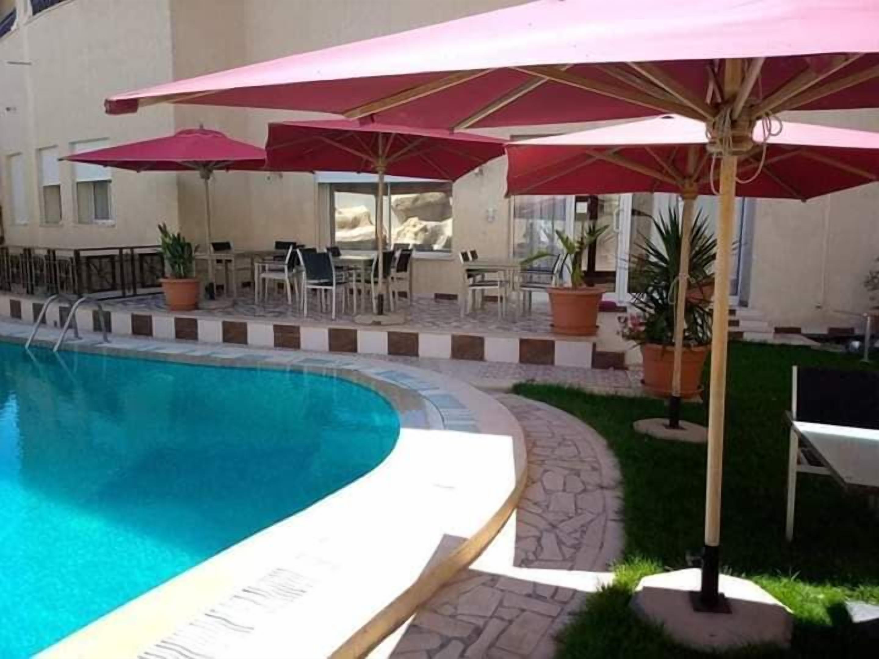 Udendørs pool, liggestole