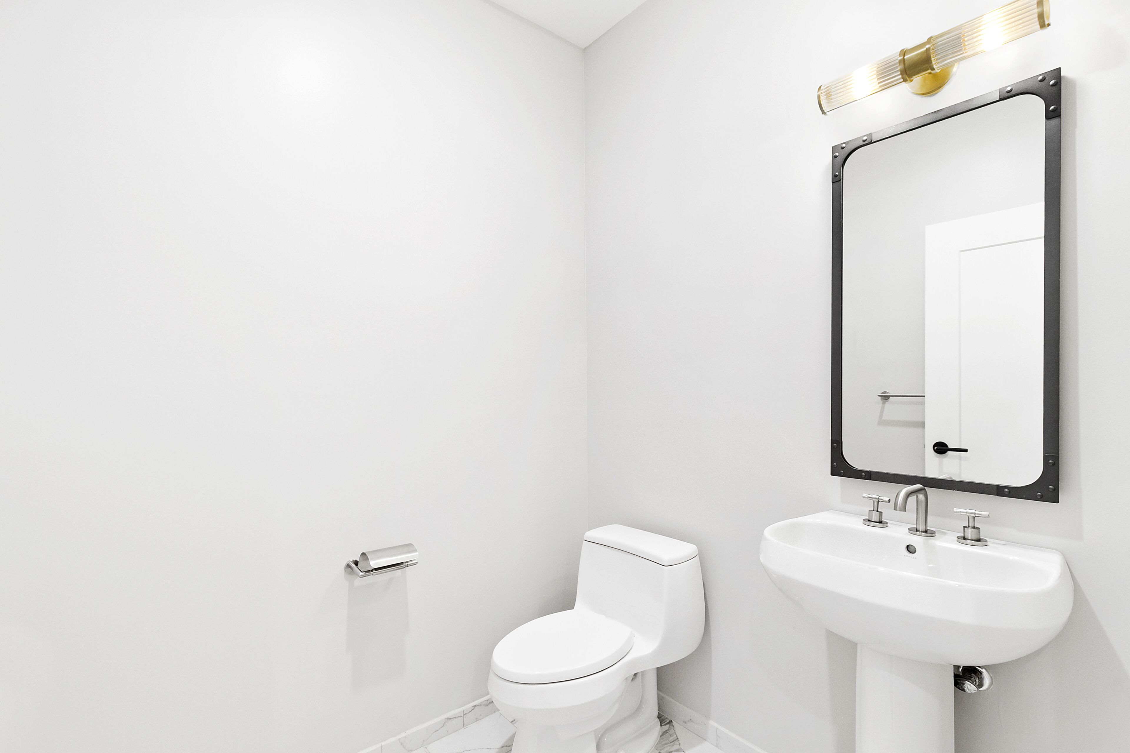 luxury apartment | bathroom | shower, rainfall showerhead, free toiletries, hair dryer