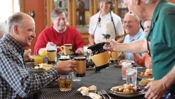 Free daily full breakfast