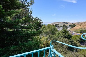 Blick von der Unterkunft