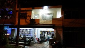 Front of property – evening/night
