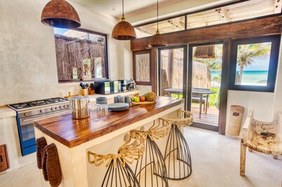 4BR Beachfront Villa Ideal for Groups & Getaways