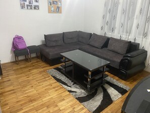 Smart-tv och en stereo