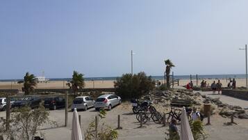 Ligstoelen, strandlakens