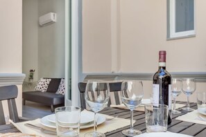 Outdoor dining - Apartments Florence - Ginori Terrace (Firenze)