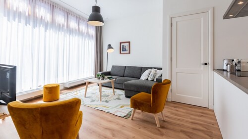 Der alte Laden: eine komplett renovierte Wohnung im Zentrum von Leiden 