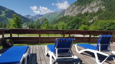 Valloire: Residence 5 minutes from the slopes -Swimming pool-sauna Apartment 8-10 per
