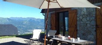 House typiske pyrenæiske sten og træ Nice view Fuld sol