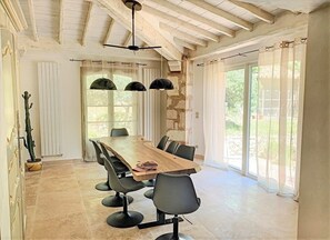 Dining - Very beautiful house with character in a quiet pool in lush greenery (Salernes)