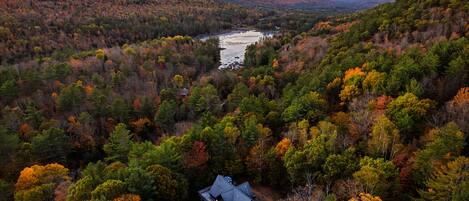 منظر من الجو على ارتفاع عالٍ