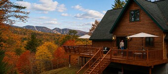 Fall Gore Views | Luxury Lodge for 12 | Pets