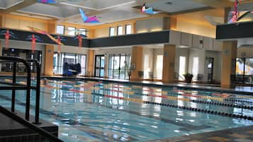 Indoor pool, outdoor pool