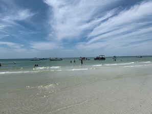 Sun loungers, beach towels