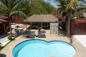 Standard Double Room | View from room - Grazia Maria Hotel (Mbour)