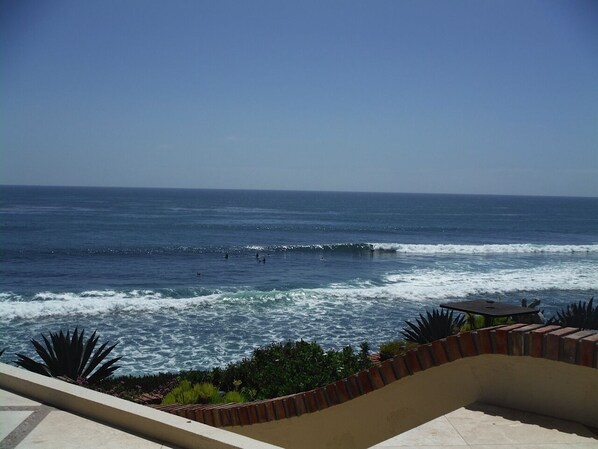 On the beach, beach towels