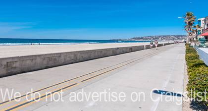 Nov / Dec Verkauf der Beachfront Mission Beach Condo mit Panoramablick auf den Strand und das Meer !!