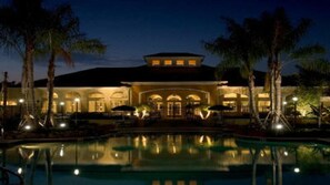 Front of property - evening/night