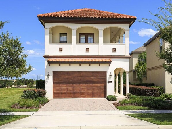 Family Villa, Hot Tub, Garden Area | Front of property - Je52048 - Reunion Resort - 5 Bed 4 Baths Villa (Kissimmee)