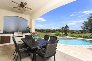 Outdoor dining - Je52048 - Reunion Resort - 5 Bed 4 Baths Villa (Kissimmee)