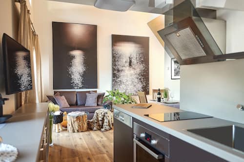 Apartment (Top 14) | Private kitchen | Fridge, oven, stovetop, dishwasher