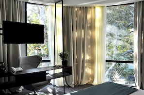 Deluxe Double or Twin Room, City View | Premium bedding, in-room safe, desk, blackout drapes - River View Hotel Tbilisi (Tbilisi)