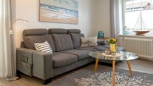 Leilighet – deluxe, privat bad (Ankerplatz 5) | Lounge