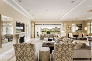 Family Villa, Multiple Bedrooms, Hot Tub, Garden Area | Lobby lounge