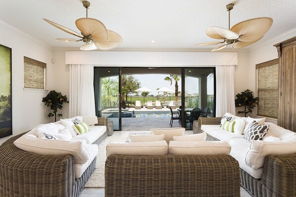 Family Villa, Hot Tub, Garden Area | Executive lounge