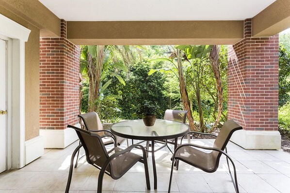 Family Condo, Balcony, Garden Area | Terrace/patio