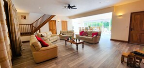 Grand House, 4 Bedrooms, Hot Tub | Living room | Table tennis, toys - The Victorian Barn self catering holidays with pool & hot tubs (Blandford Forum)