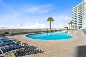 Indoor pool, a heated pool