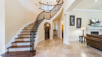 Family Villa, Hot Tub, Garden Area | Staircase