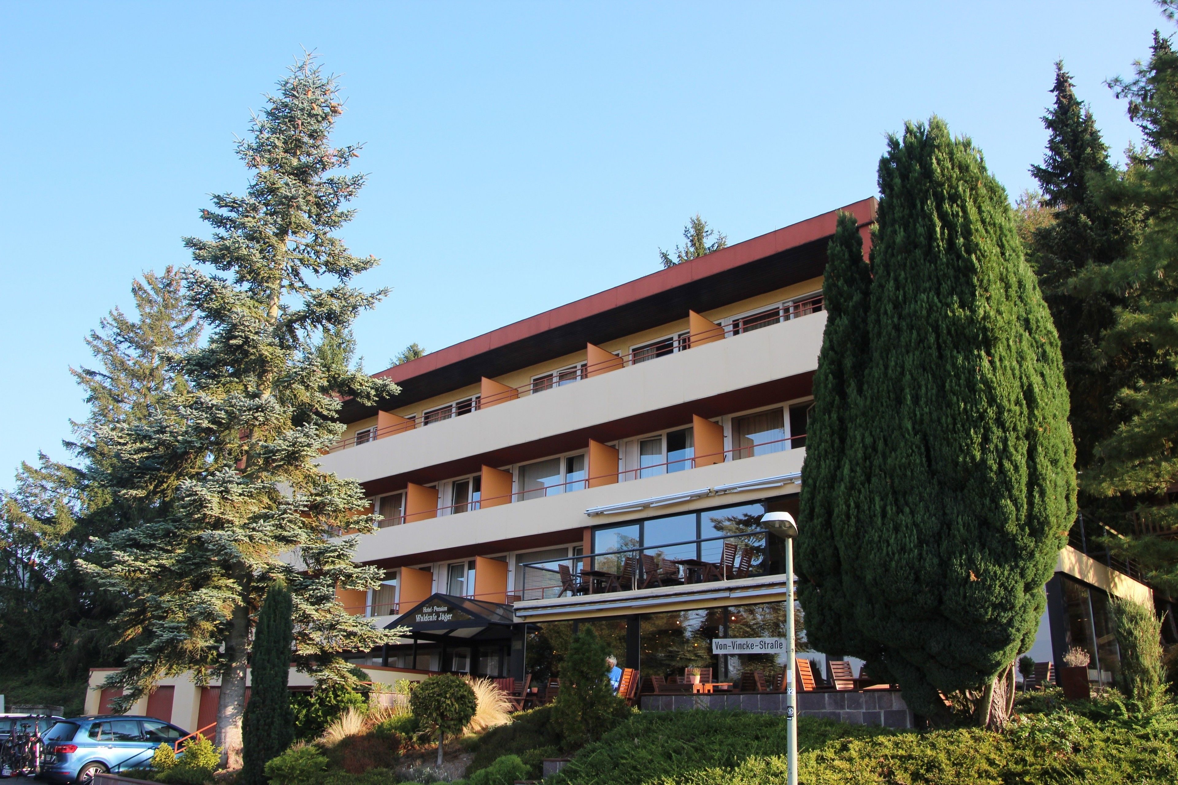 Fassade der Unterkunft