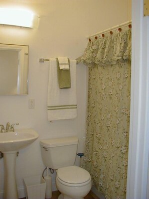 Towels, shampoo