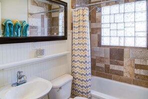 Towels, soap, shampoo