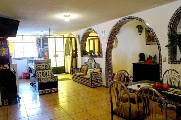 Lobby sitting area