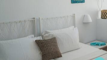 1 室のベッドルーム、WiFi (無料)、ベッドシーツ