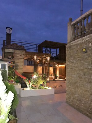 Blick von der Unterkunft