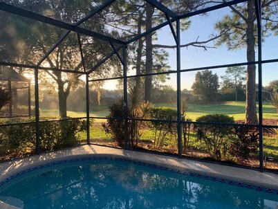 Disney-Legoland Southern Dunes Golf front south facing pool home 4 beds 3 baths