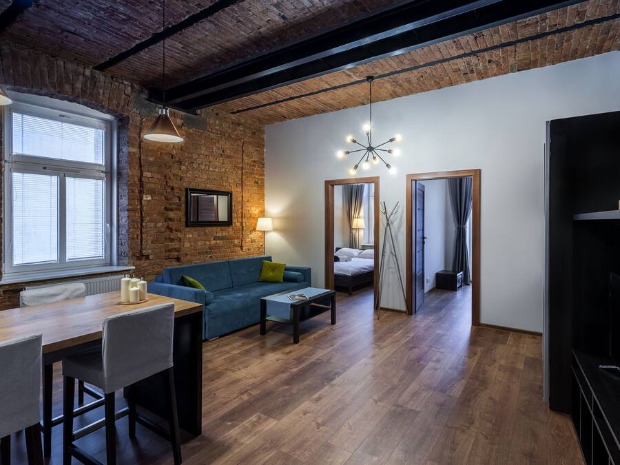 Apartment, 2 Bedrooms (Nr 8) | Iron/ironing board, free WiFi, bed sheets