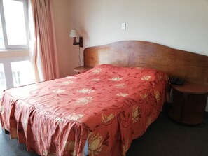 Blackout curtains, iron/ironing board, free WiFi, bed sheets