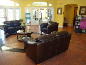Lobby sitting area