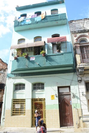 Overnatningsstedets facade