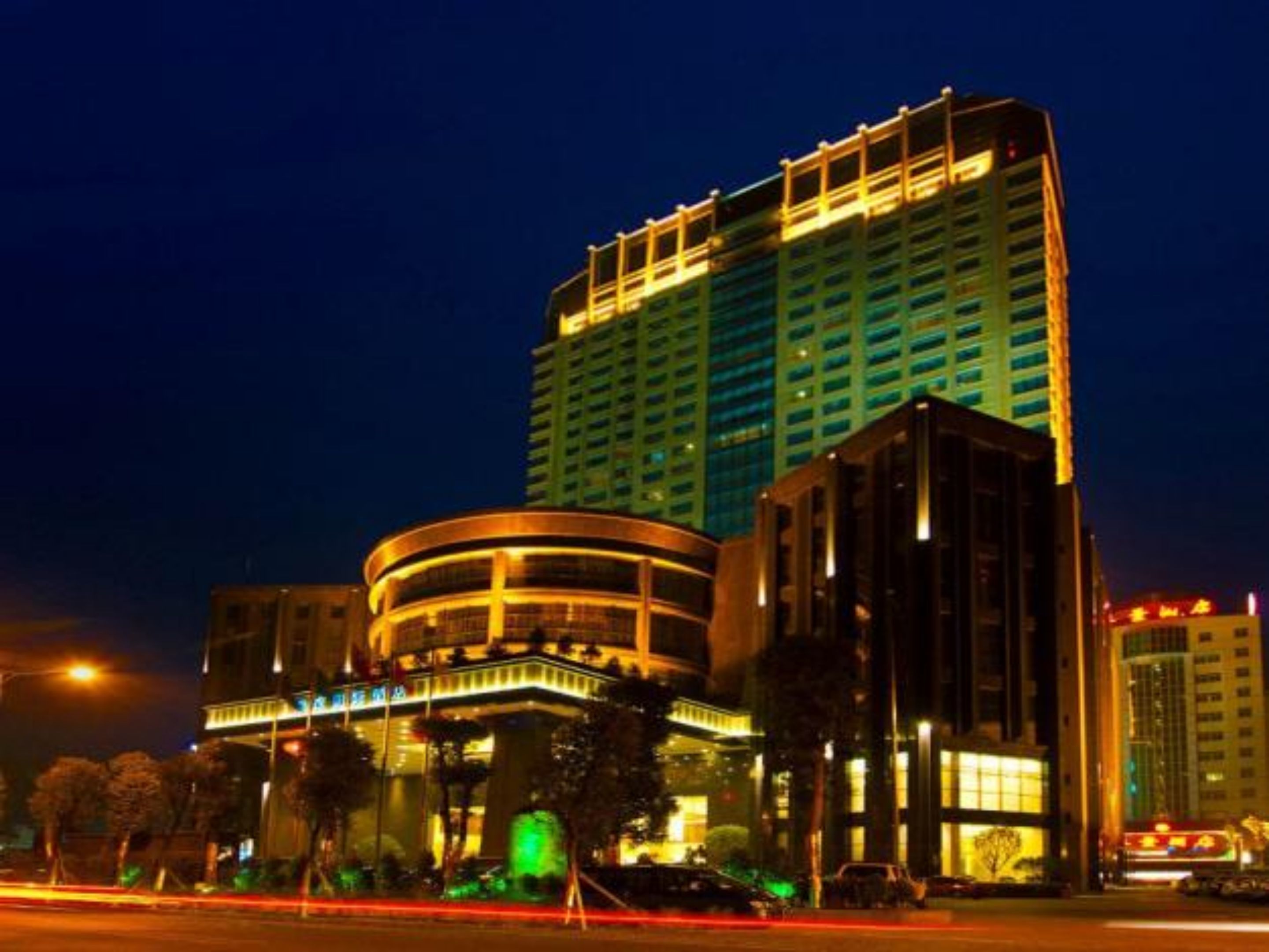 Front of property – evening/night