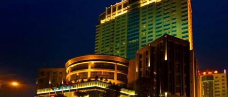 Front of property – evening/night